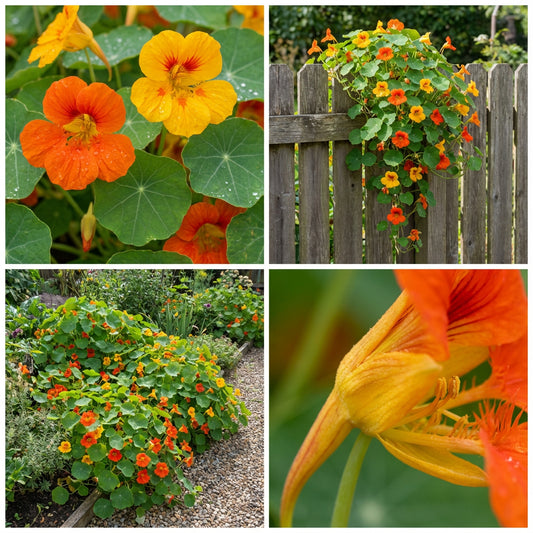 Nasturtium Seeds for Planting Edible Flower Blooms