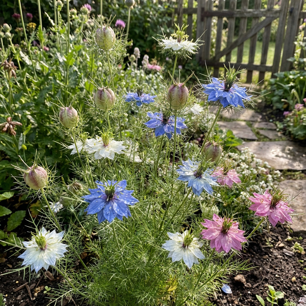 Nigella Damascena Planting Flower Seeds for Whimsy