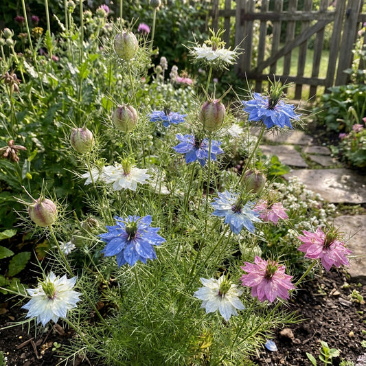 Nigella Damascena Planting Flower Seeds for Whimsy
