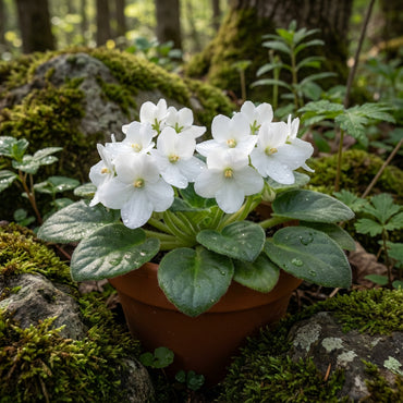 Saintpaulia Planting Flower Seeds for Indoor White Violet