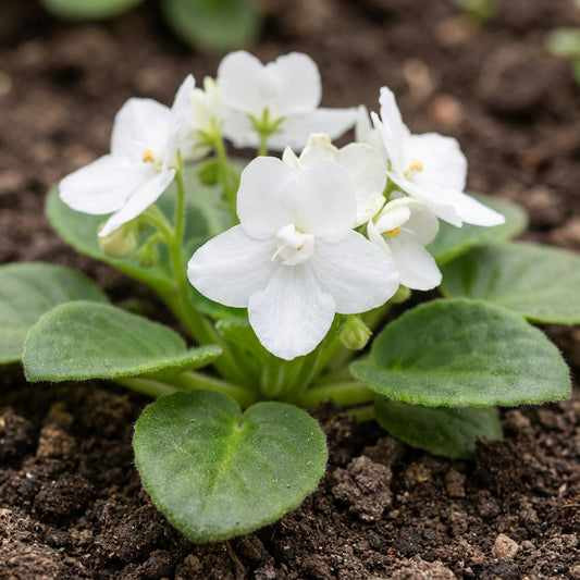 Saintpaulia Planting Flower Seeds for Indoor White Violet