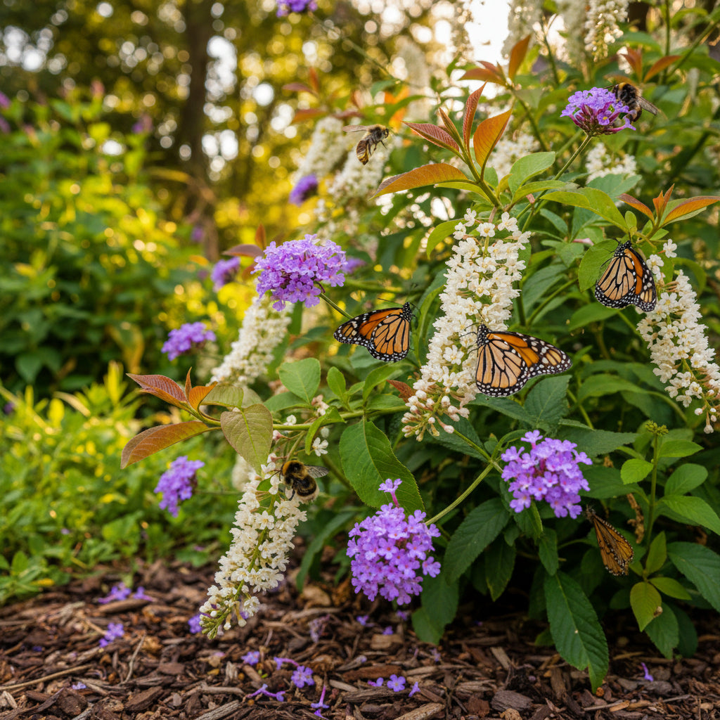 Verbena Chokecherry Planting Seeds: Vibrant Flowering Blooms for a Colorful Garden Display