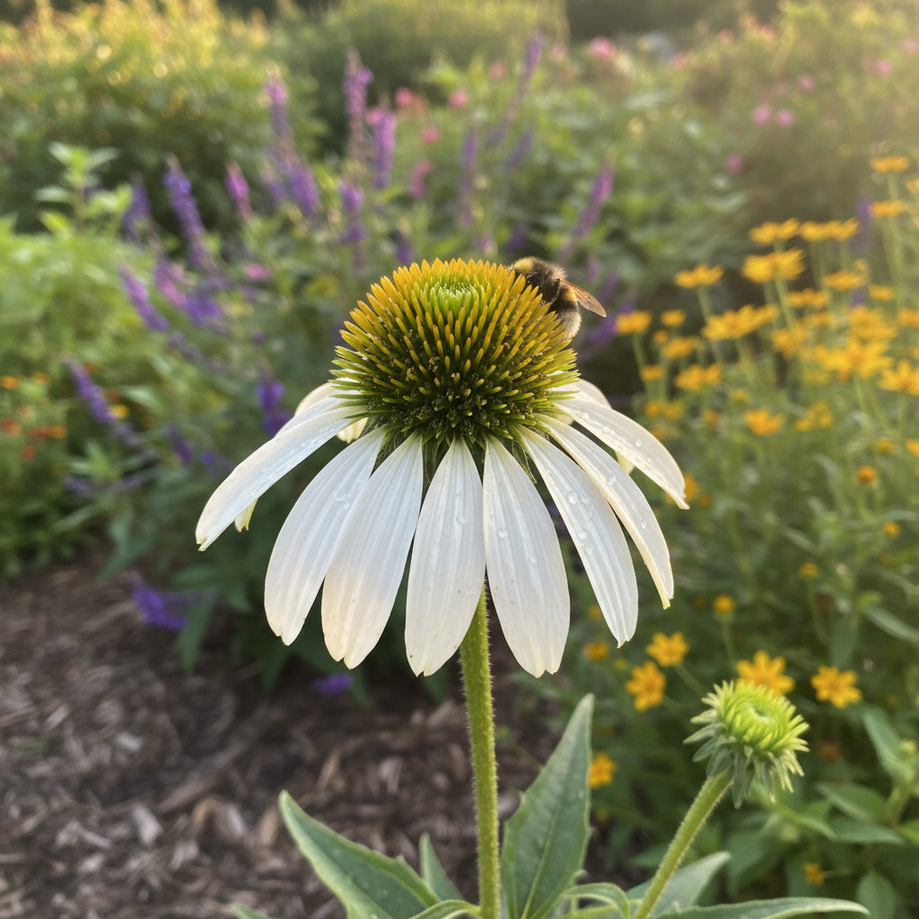 Echinacea White Flower Seeds Planting Pack for Serenity