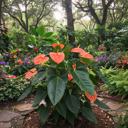 Anthurium Orange Flower Seeds for Planting Warmth