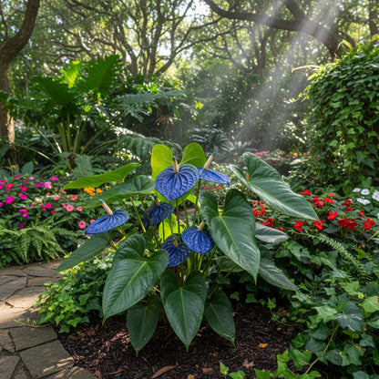 Blue Anthurium Flower Seeds for Planting - Cool Hues