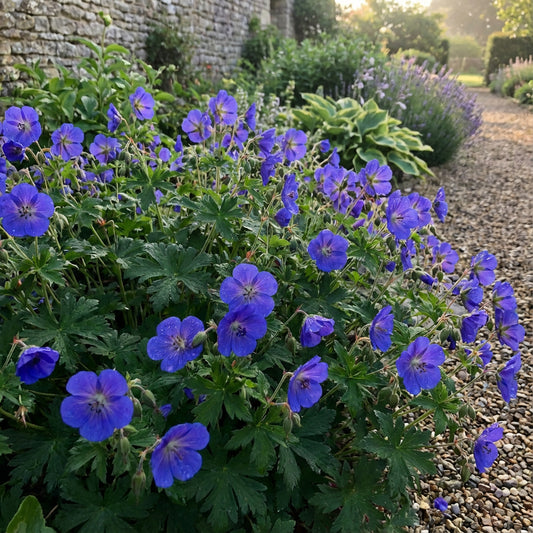 Univalve Geranium Planting Seeds - Deep Blue Elegance for Your Garden