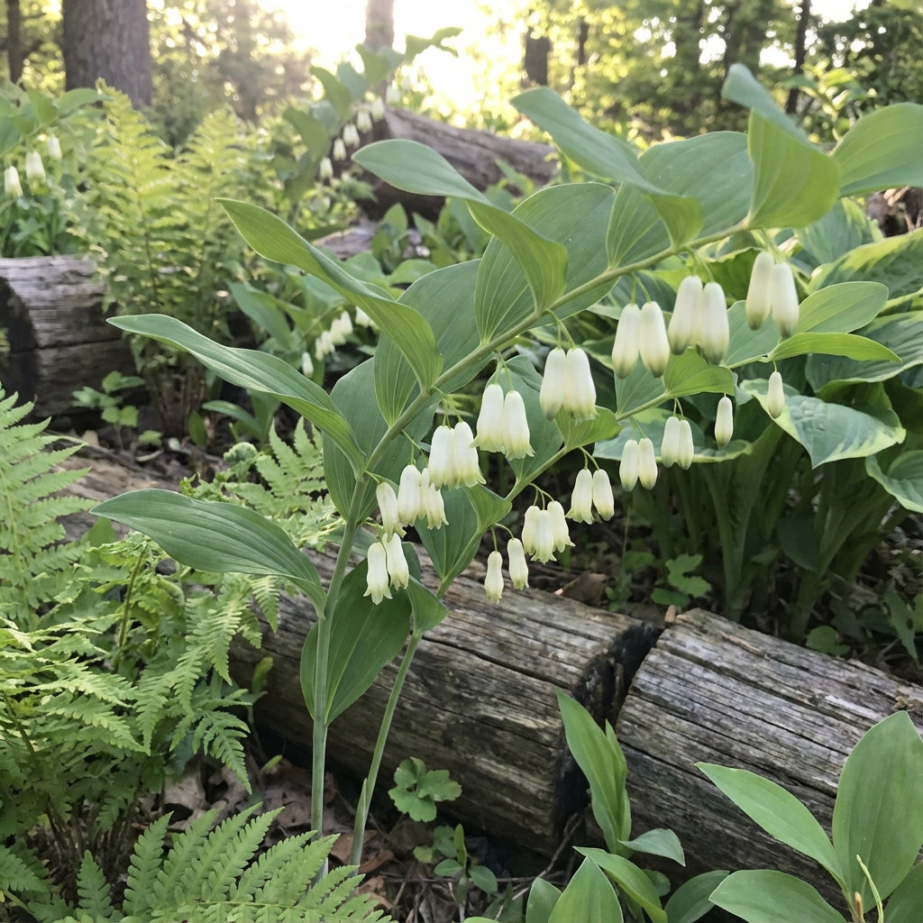 White Solomons Flower Planting for Lush Gardens - Seeds for Brightening Your Outdoor Spaces