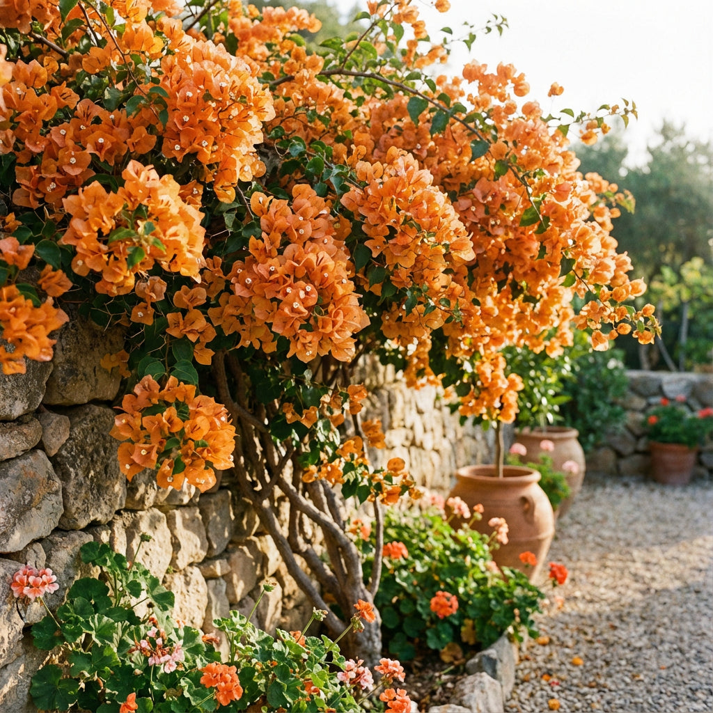 Orange Bougainvillea Flower Seeds for Planting - Vibrant Blooms for Your Garden