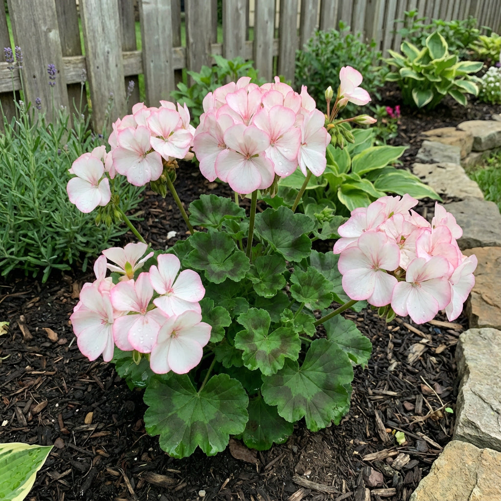 White Pink Geranium Flower Seeds for Planting  Seed for Beautiful Blooms, Perfect for Garden DÃ©cor and Easy Growth