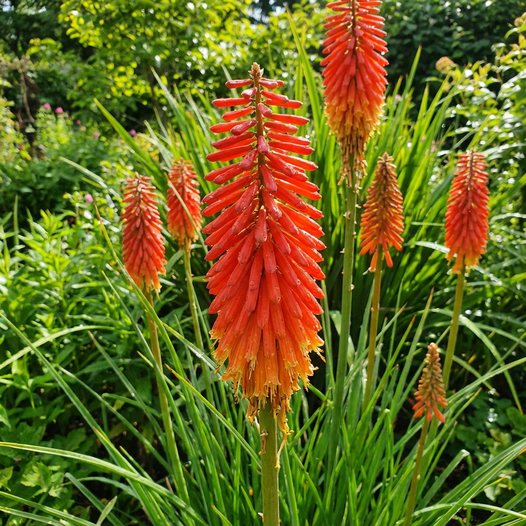 Red Pokerflower Planting  Seeds for Striking Blooms That Brighten Up Your Garden