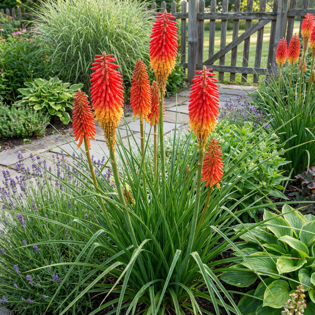 Red Pokerflower Planting  Seeds for Striking Blooms That Brighten Up Your Garden