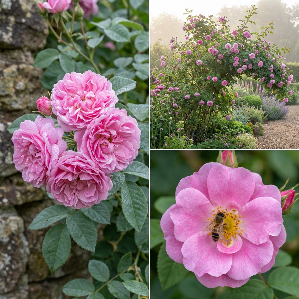 Pink Damask Flower Seeds for Planting | Beautiful Annual Blooms