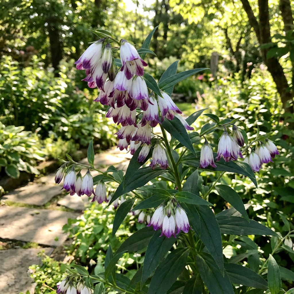 White and Purple Omeris Flower Seeds for Planting