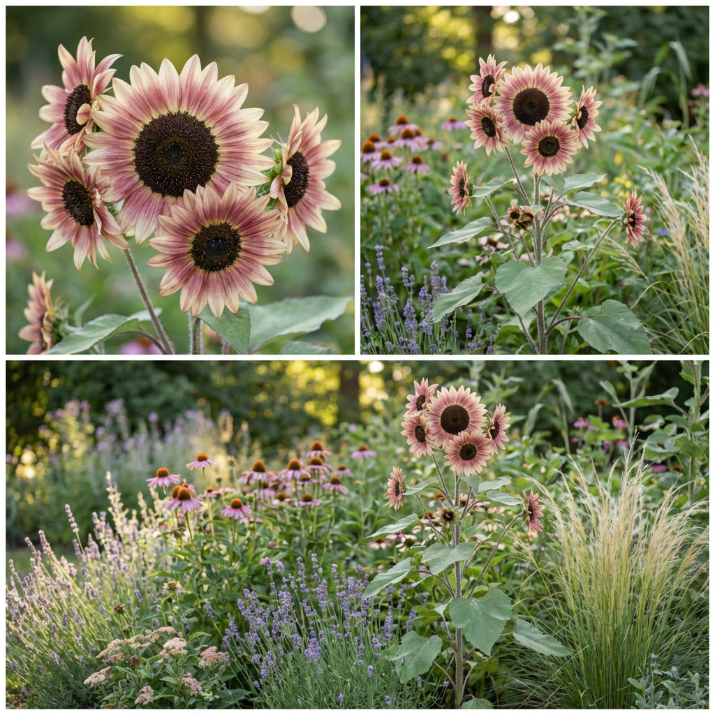 Sunflower Flower Planting Seeds Pink
