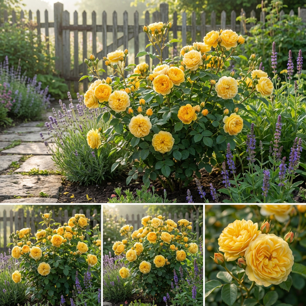 Yellow Hugo Rose Flower Seeds Planting