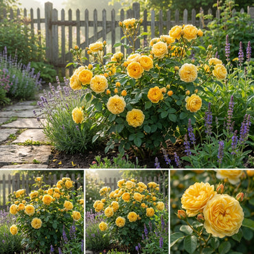 Yellow Hugo Rose Flower Seeds Planting