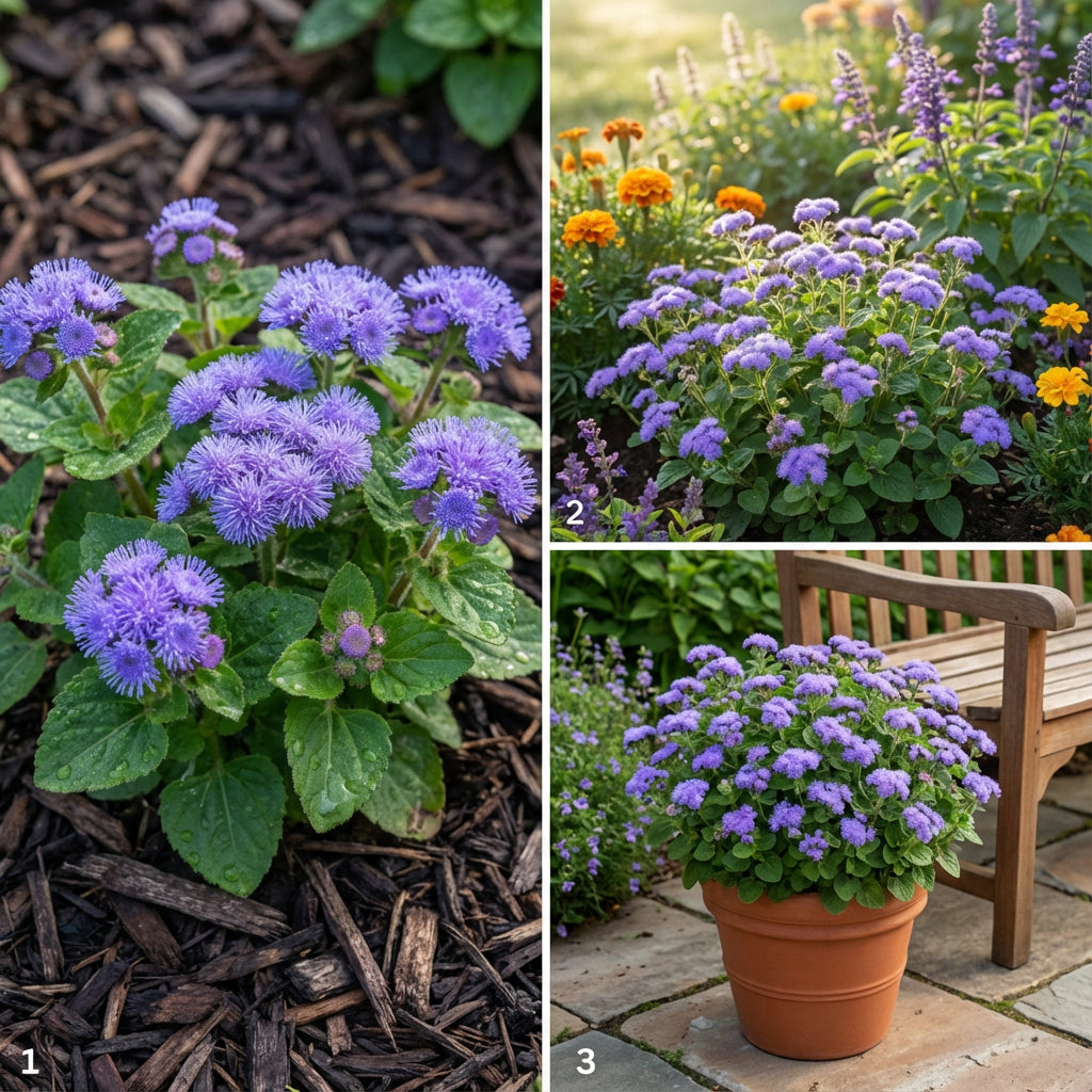 Ageratum Violet Flower Seeds Planting Guide