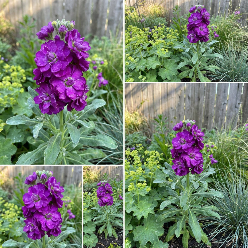 Violet Matthiola Incana Plant Seeds: Premium Quality Flower Seeds for Vibrant Gardens and Effortless Planting