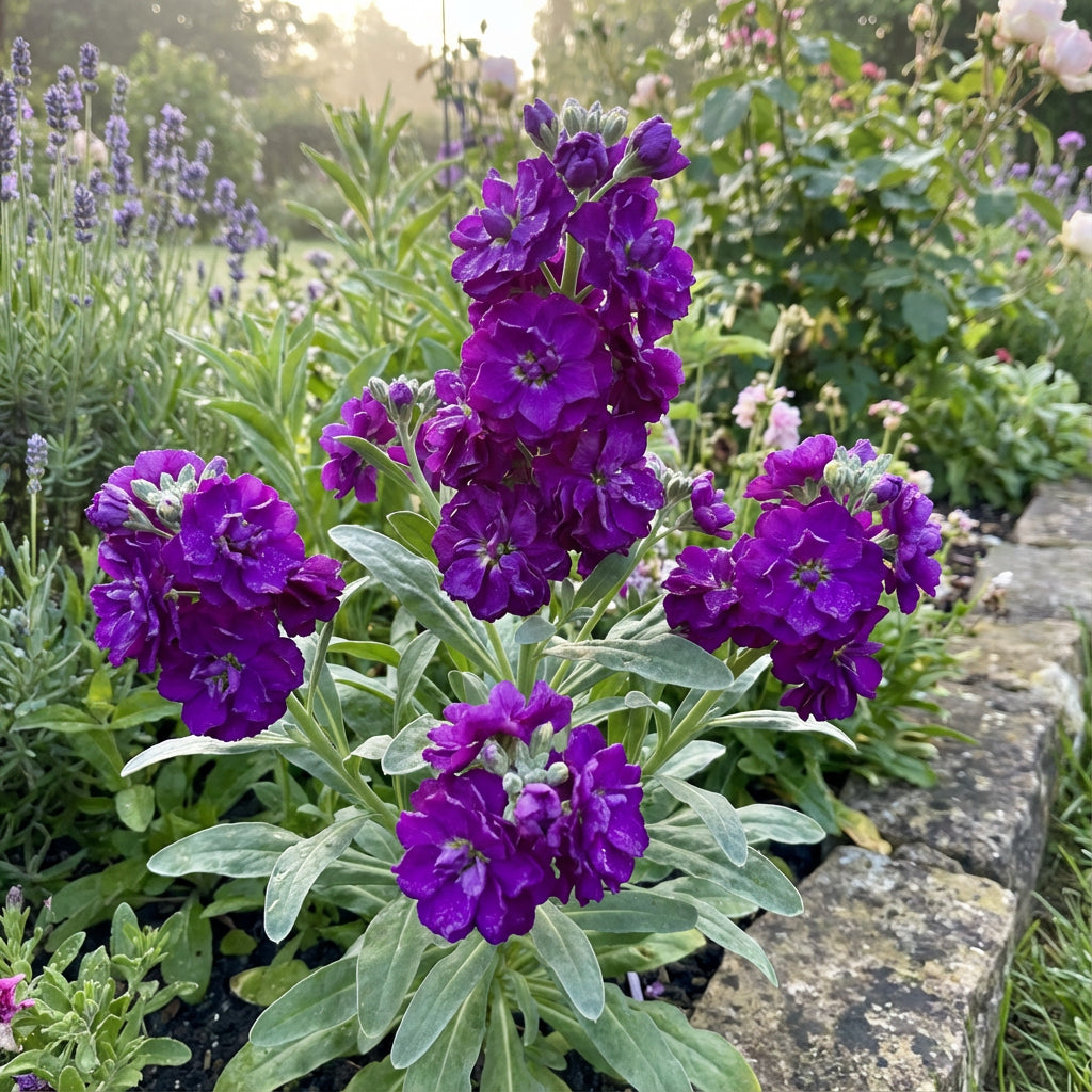 Violet Matthiola Incana Plant Seeds: Premium Quality Flower Seeds for Vibrant Gardens and Effortless Planting