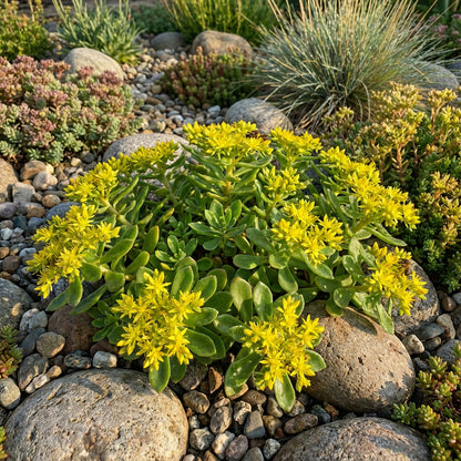 Yellow Aizoon Flower Seeds Planting