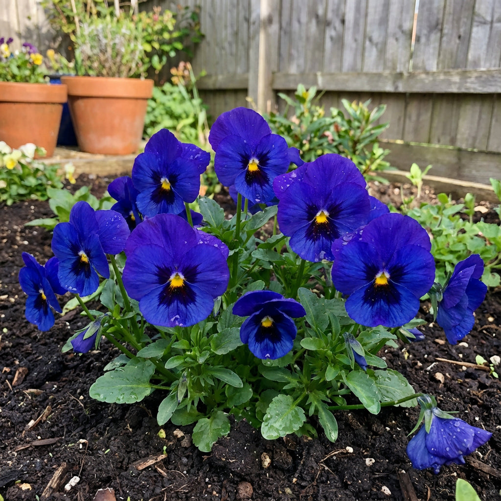 Blue Pansy Flower Seeds for Planting Guide