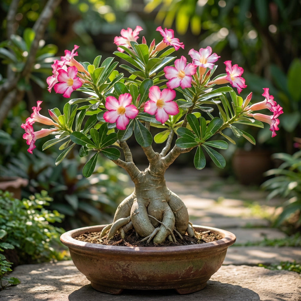 Adenium Bonsai Flower Seeds - Blue Planting