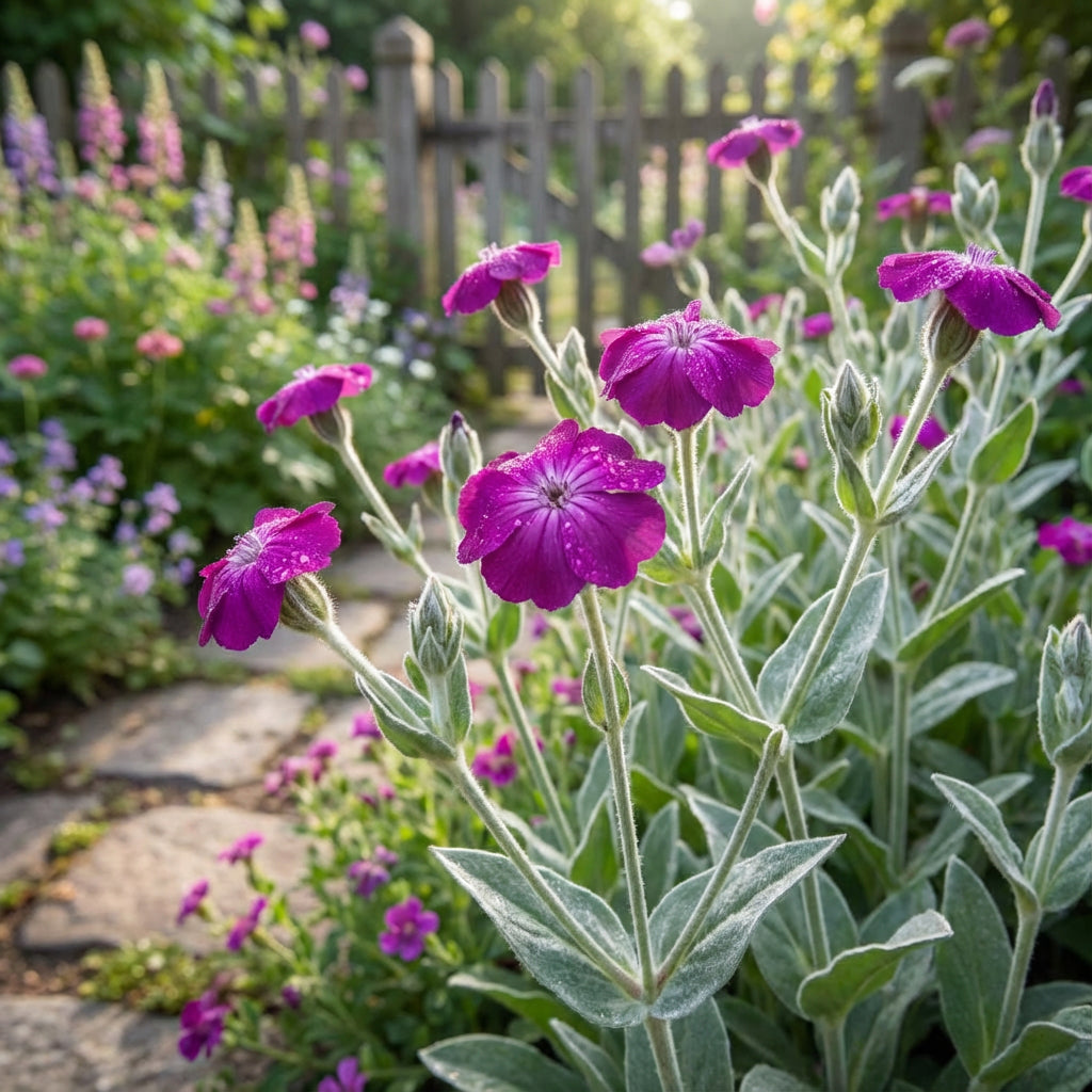 Violet Lychnis Flower Seeds - Stunning Blooms for Your Garden