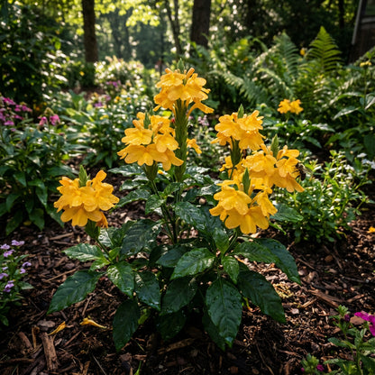 Yellow Crossandra Flower Seeds for Lush Blooms - Perfect Addition to Your Garden Collection