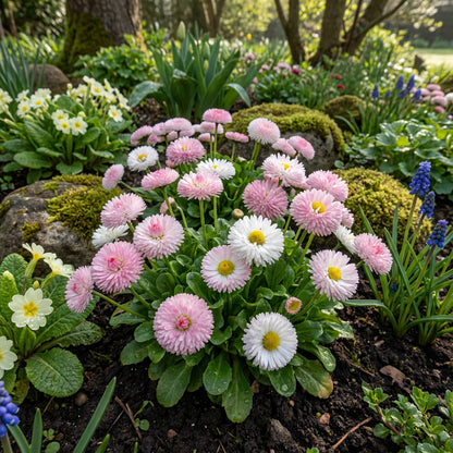 Pink Bellis Perennis Flower Seeds for Planting