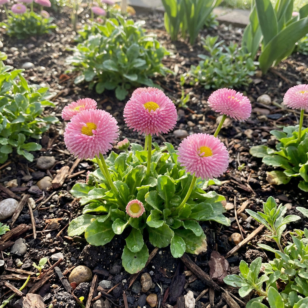 Pink Bellis Perennis Flower Seeds for Planting