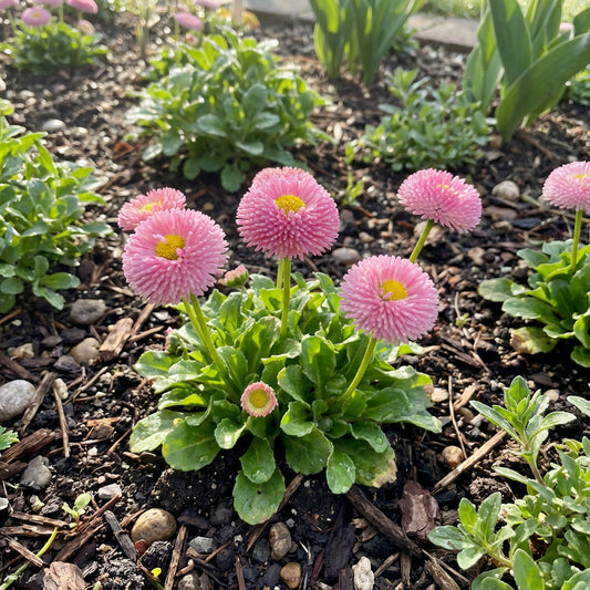 Pink Bellis Perennis Flower Seeds for Planting