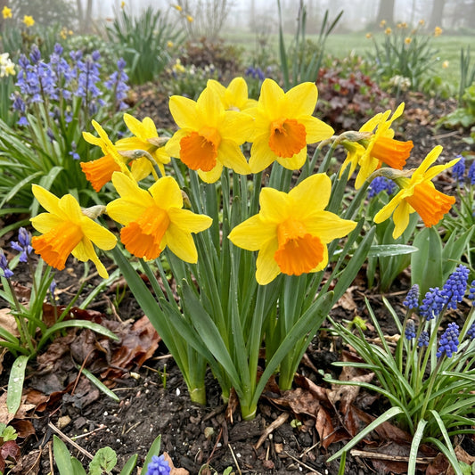 Daffodils Flower Seeds for Planting  Bright Orange & Yellow Perennials