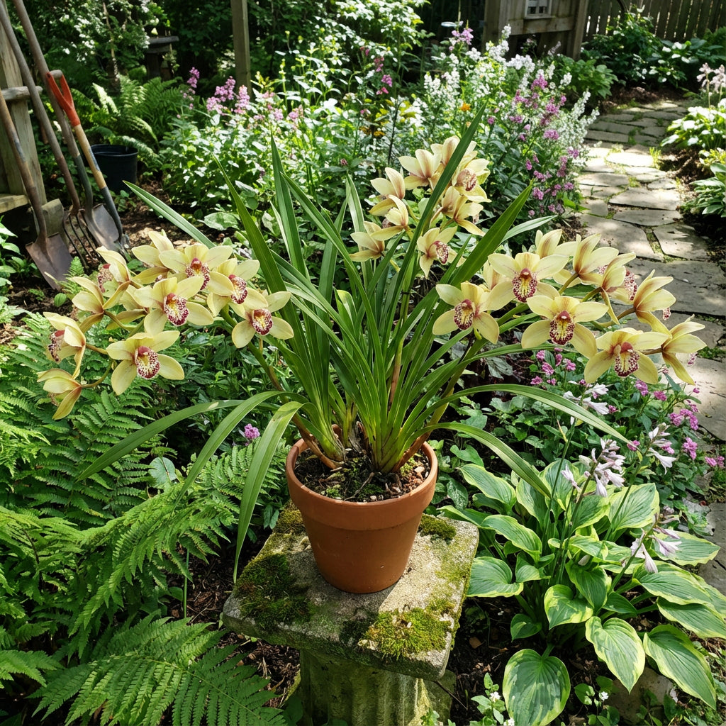 Cymbidium Orchid Flower Seeds for Planting  Seeds for Cultivating Beautiful Blooms in Your Garden