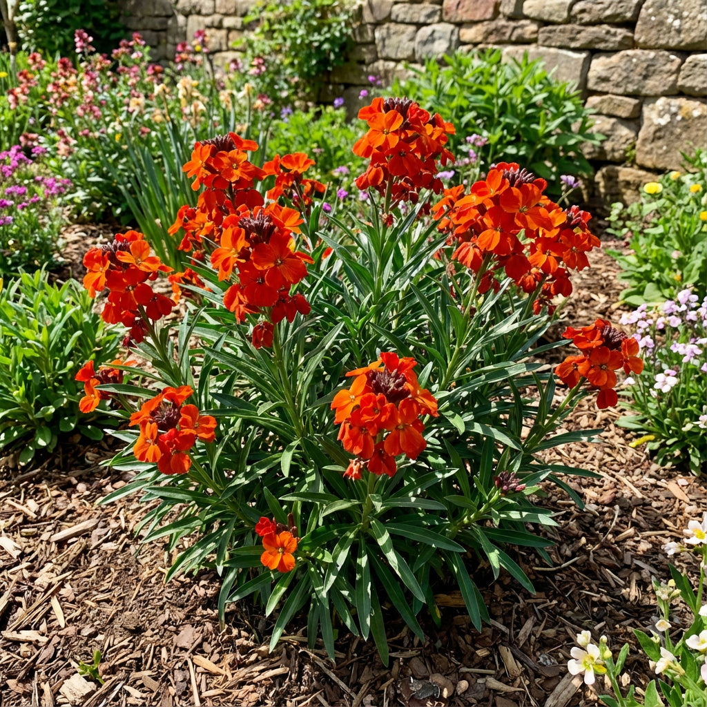 Erysimum Aliionii Seeds - Bright Orange Wallflower Planting
