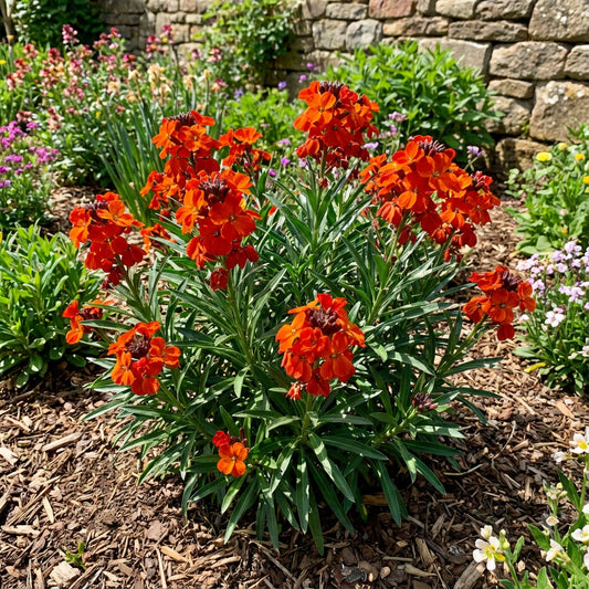 Erysimum Aliionii Seeds - Bright Orange Wallflower Planting