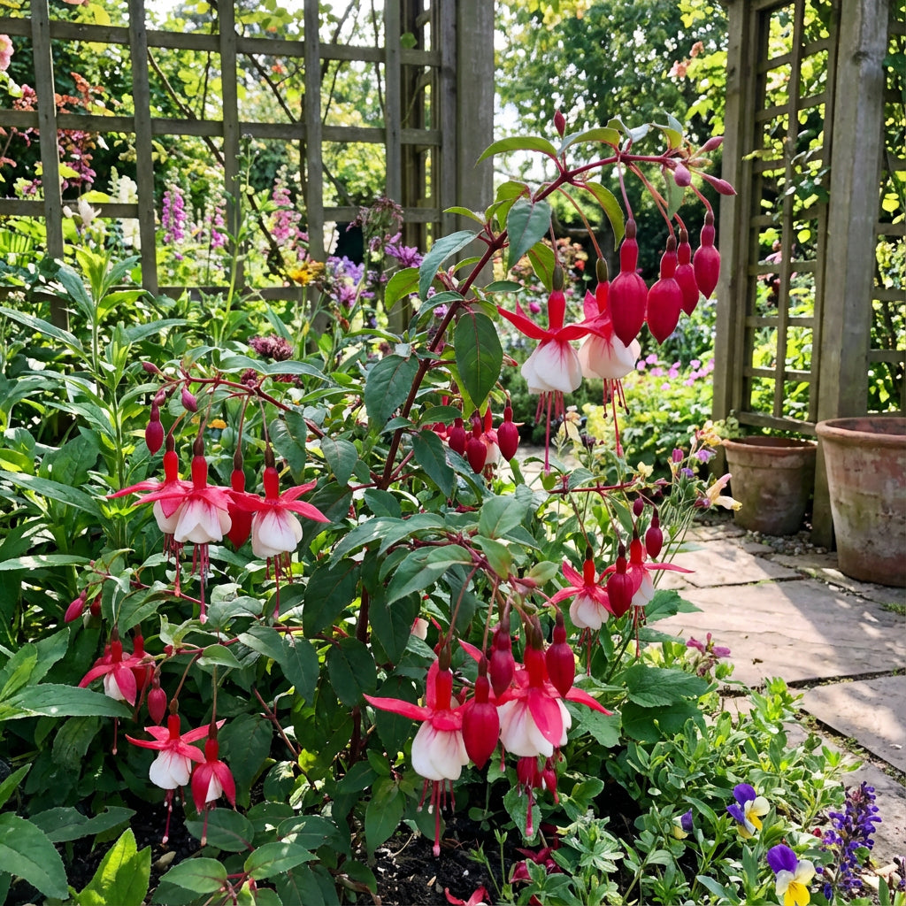 Red White Fuchsia Flower Seeds