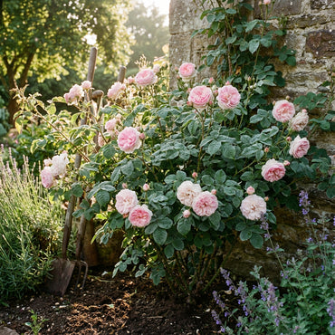 Heirloom Damask Rose Flower Seeds for Planting - Fragrant and Lush Blooms