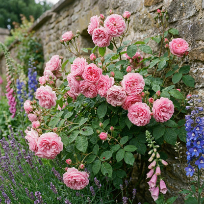 Heirloom Damask Rose Flower Seeds for Planting - Fragrant and Lush Blooms