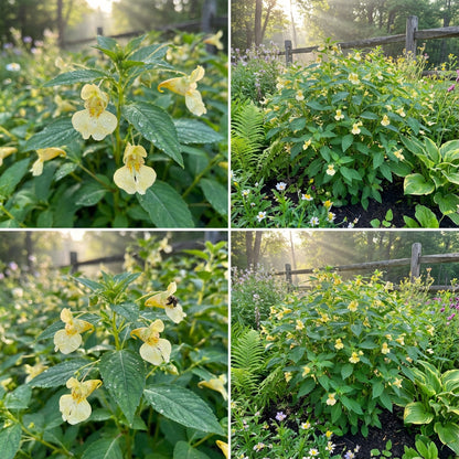 Yellow Balsamine Flower Seeds for Planting