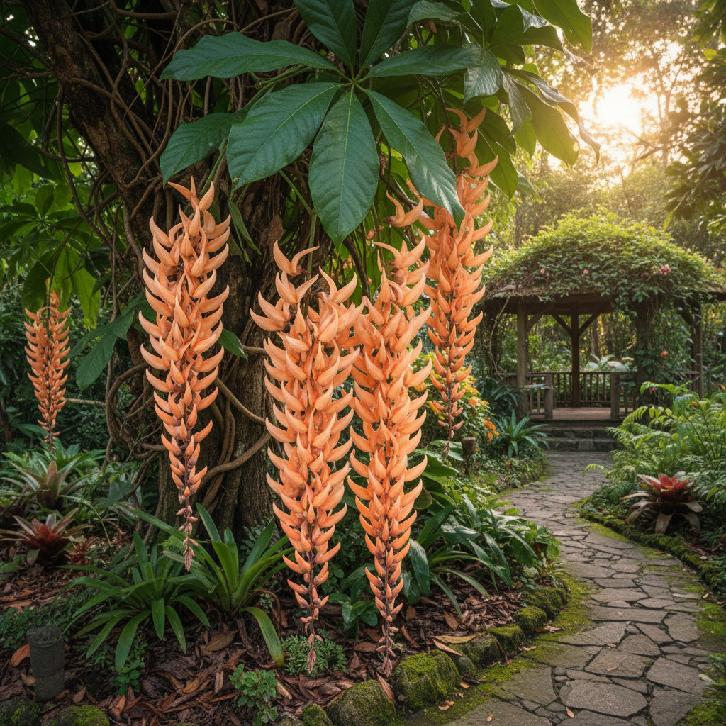 Light Orange Strongylodon Macrobotrys Flower Seeds for Planting