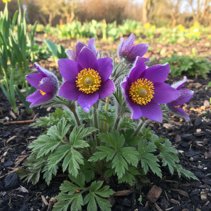 Anemone Pulsatilla Violet Seeds for Planting - Perennial Flower Seeds