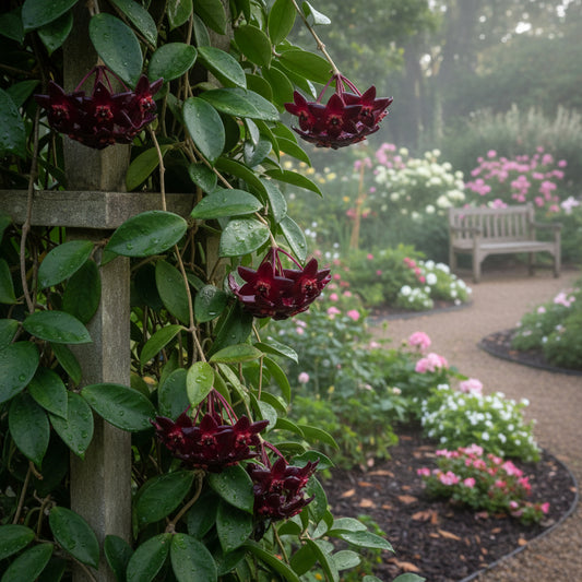 Hoya Flower Seeds - Dark Red Planting for Vibrant Blooms