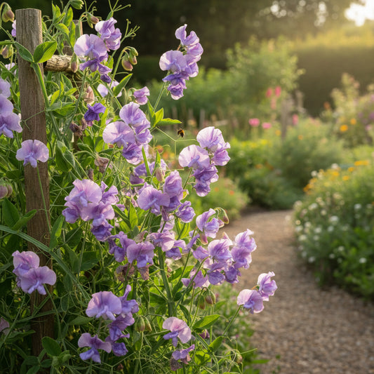 Süßer Erbsen-Blumensamen Pflanzung Lavendel