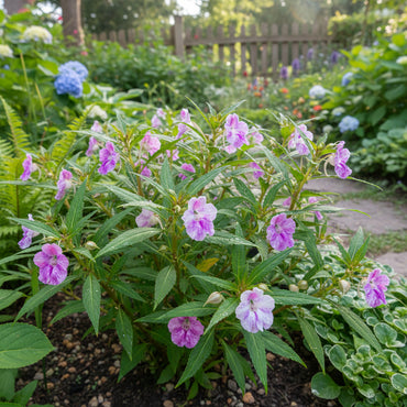 Balsam Camellia Violet Seeds - Easy-to-Grow Annual Flower Seeds for Planting