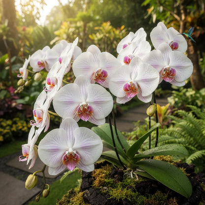 Phalaenopsis White Pink Flower seeds for Planting - Wildflower Mix, Heirloom & GMO Free Seeds for Home Garden  Sale