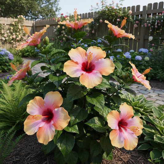 Semillas de Hibisco Arcoíris para Plantar - Flores Vivas en Múltiples Colores para un Jardín Impresionante y Elegante