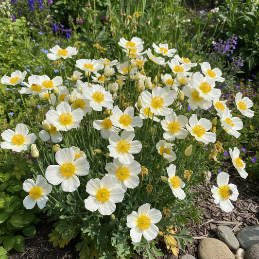 White Eschscholtzia Jardim Planting Seeds