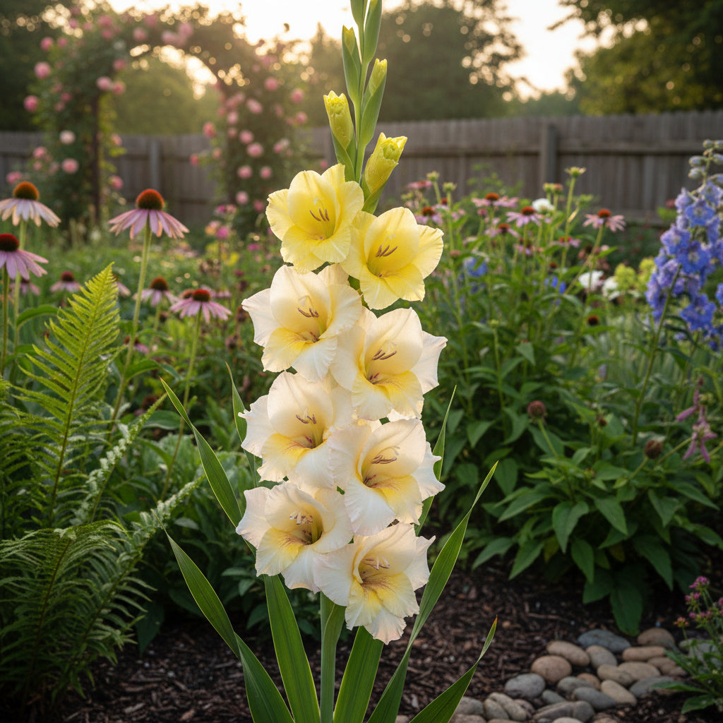 Yellow White Gladiolus Planting Seeds