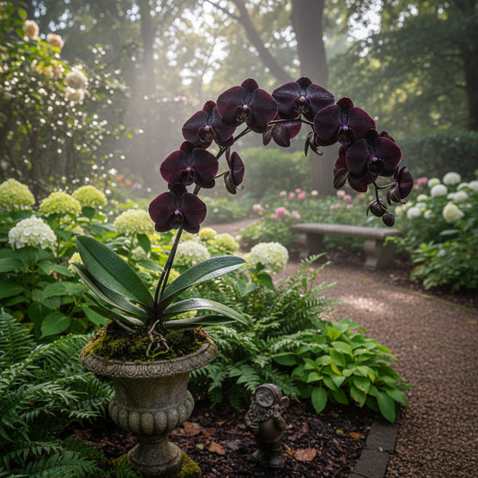 Phalaenopsis Orchid Seeds for Planting - Black and White Varieties