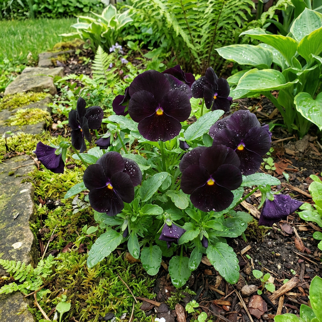 Black Pansy Flower Seeds Collection for Easy Planting